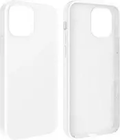 CYOO Premium skysto silikono kietas dėklas Apple iPhone 13 mini - baltas CY122563