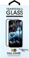 CYOO Apple iPhone XS Max grūdintas stiklas ekrano apsauga 6D visiškas padengimas juoda