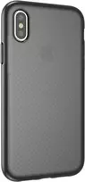 CYOO Dot Back silikoninis dėklas Apple iPhone XS Max - permatomas/juodas
