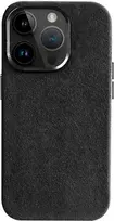 CYOO Alcantara dėklas Apple iPhone 15 Plus, juodas CY123273