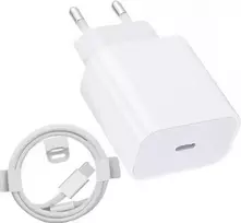 CYOO 20W USB-C sieninis įkroviklis su USB-C į Lightning kabeliu (CY123221)