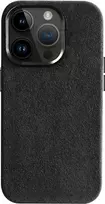 CYOO Alcantara dėklas Apple iPhone 16 Pro Max - juodas CY123618