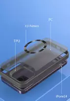 CYOO MagSafe dėklas iPhone 15 Plus - permatomas (CY123277)