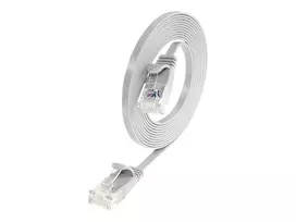 Wirewin Cat.6 Slim Patch Cable U/UTP 0,5 m baltas tinklo kabelis PKW-SLIM-KAT6 0.5 WS