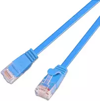 Wirewin Triotronik Cat6 U/FTP plonas Ethernet tinklo kabelis, 0,75 m, RJ45 vyriškas-vyriškas, mėlynas PKW-STP-SLIM-KAT6 0.75 BL