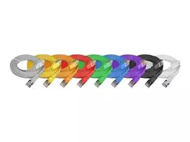 Wirewin Cat6 Slim tinklo kabelis U/FTP plokščias violetinis 15m PKW-STP-SLIM-KAT6 15.0 VT