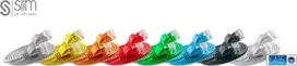 Wirewin SLIM UL6 10 OR - Cat.6 SLIM-Light tinklo kabelis, U/UTP, 10 m, oranžinis PKW-LIGHT-K6 10.0 OR