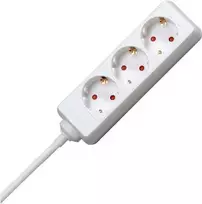 HEINRICH KOPP 3 lizdų prailgintuvas su 45° pasuktais lizdais, 5 m kabelis H05VV-F 3G1.5mm², 16A, 250V 128690659
