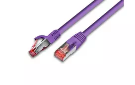 Wirewin PKW-PIMF-KAT6A 7.5 VI Cat6a S/FTP tinklo pataisos kabelis, 7,5 m, violetinės spalvos