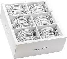Wirewin SLIM-LS-K6A 3.0 WT 36 - Cat6A plonas Ethernet tinklo kabelis, 3 m, U/FTP, baltas, 36 vnt. rinkinys