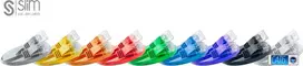 Wirewin Cat.6 U/UTP plonas tinklo kabelis, RJ45, 25 m, oranžinis PKW-SLIM-KAT6 25.0 OR