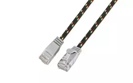 Wirewin SLIM UT6 10 GR – Cat.6 plonas tvirtas tinklo kabelis, U/UTP, 10 m, pilkas (PKW-TOUGH-K6 10.0)