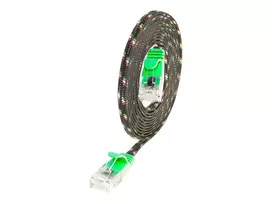 Wirewin SLIM UT6 10 GN - Cat.6 SLIM-Tough tinklo kabelis, U/UTP, 10 m, žalias PKW-TOUGH-K6 10.0 GN