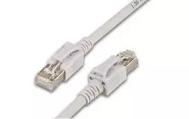 Wirewin S/FTP Cat.6a 3m tinklo kabelis, pilkas, Cat6a S/FTP (S-STP) (PKL-PIMF-KAT6A 3.0)