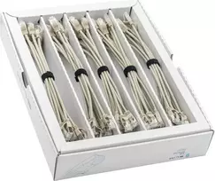 Wirewin SLIM-LS-K6A 0.15 50 Cat6A plonas Ethernet tinklo kabelis, 0,15 m, U/FTP, pilkas, 50 vnt. paketas
