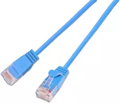 Wirewin SLIM UL6 5 BL - Cat.6 SLIM-Light tinklo kabelis, U/UTP, 5,0 m, mėlynas (PKW-LIGHT-K6 5.0 BL)