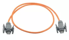 Wirewin Industrial Cat6a S/FTP PUR tinklo kabelis, 5m, oranžinis, IP67 RJ45 PKW-I2-SF-K6A-PUR 5.0 OR