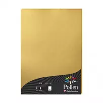 Clairefontaine Pollen A4 auksinis 120gsm popierius - 25 lapai 4200C