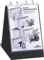 DURABLE Flipchart maišeliai A3 gulsčio formato, 10 vnt., permatomi, anti-glare 857719