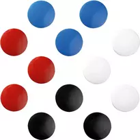 herlitz apvalūs magnetai, 30 mm, įvairių spalvų, 6 vnt., 15 g laikymo jėga 997254