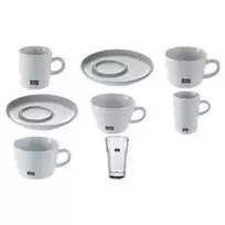 Melitta Latte Macchiato stiklinės M-Cups, 330 ml, švino kristalas, 130 mm aukščio - 12 vienetų (18990)