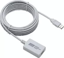 EXSYS EX-1401 aktyvus USB 2.0 prailginimo kabelis, 5 m, USB-A vyriškas – moteriškas, su signalo regeneravimu