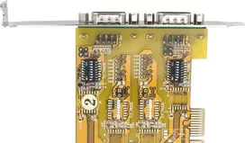 EXSYS EX-45032IS PCIe dviejų serialų RS-232 plokštė, Low Profile