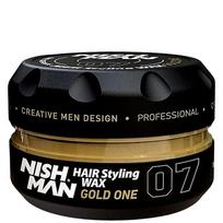 Nishman 07 Hair Styling Wax Gold One - plaukų formavimo vaškas, 150 ml