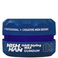 Nishman 01 Hair Styling Wax Gumgum -  plaukų formavimo vaškas, vyrams, 150 ml