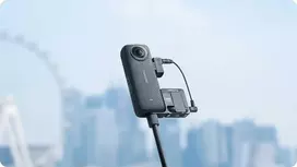 „Insta360 X4 Mic Adapter“ – mikrofoninis adapteris