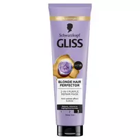 GLISS_Blonde Hair Perfector 2-in-1 Violetinė atkuriamoji kaukė šviesiems plaukams 2-in-1 150ml