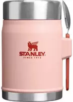 The Legendary Food Jar + Spork 0,4L Peach Pink