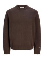 JACK & JONES Megztinis 'JORNorrebro' tamsiai ruda