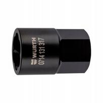 Spiralinis antgalis 1/2", 17mm, Würth - skirtas sunkiai atsukamiems varžtams