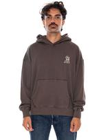 LEVI'S ® Megztinis be užsegimo 'LEVI'S TWO HORSE BOXY HOODIE MUSIC CITY VINYL 2 BROWN' ruda