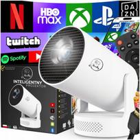Projektorius Mini LED projektorius Heelly Android Obrotowy 4K, 300 ANSI, Full HD, WiFi, Bluetooth, 180° pasukamas
