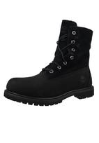 TIMBERLAND Suvarstomieji kulkšnis dengiantys batai 'Authentic' juoda