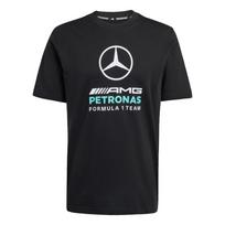 ADIDAS PERFORMANCE Sportiniai marškinėliai 'Mercedes-AMG Petronas Formula 1 Team DNA' turkio spalva / juoda / balta