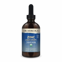Dr. Mercola skystas cinkas lašais 15 mg (115 ml)