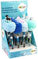 Gelio rašiklis Happy Color Pom-pom Ocean 0.5mm save trinantis, mėlynas HA 4120 11PO-3