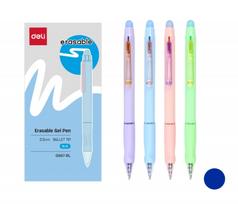 Gelio rašiklis DELI EG667-BL 0.5mm save trinantis, mėlynas
