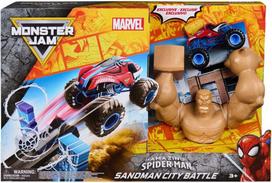 Monster Jam 1:64 Marvel Spiderman Playset