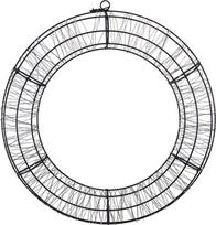 Dekoracija Žiedas su LED, AX5393710, D50 cm, juoda