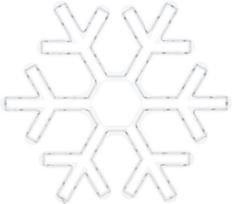 Dekoracija Snaigė su LED, AVX000160, D50 cm įvairių spalvų