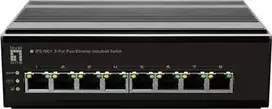Šakotuvas Level One Carruzzo LevelOne IFS-0801 tinklo komutatorius Ne-valdomas Fast Ethernet (10/100) Juoda