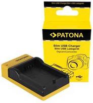 Patona charger for Photo Fuji NP-40/NP-60/NP-95/NP-120, slim, USB