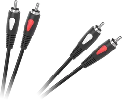 2RCA-2RCA kabelis 0,5 m Cabletech Eco-Line