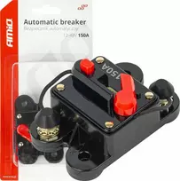 Automatinis automobilinis saugiklis / grandinės pertraukiklis 12-48V 150A AMIO-03829