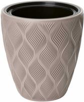 FORM PLASTIC Gėlių vazonas Flow 40 cm 36 l, rudas