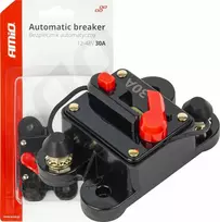 Automatinis automobilinis saugiklis / grandinės pertraukiklis 12-48V 30A AMIO-03824